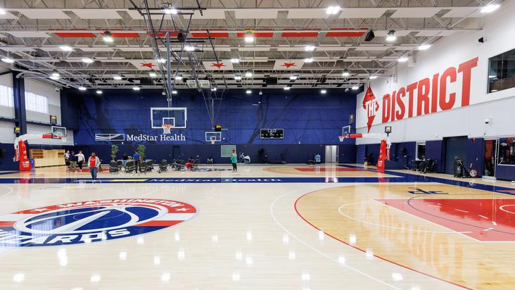 MedStar Health is a sports medicine partner with the Washington Wizards NBA basketball team.