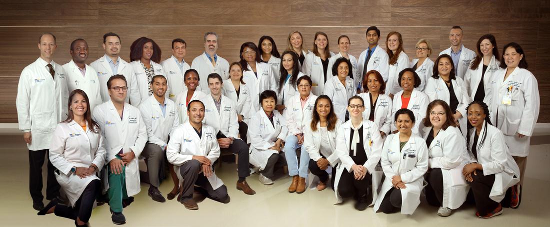 Group portrait of the hospital medicine team at MedStar Washington Hospital Center.
