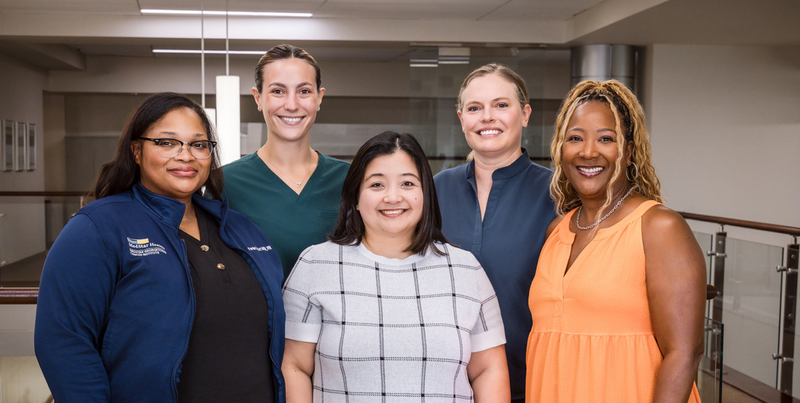 Group photo of the nurse coordinators in the MedStar Health stem cell transplant program.