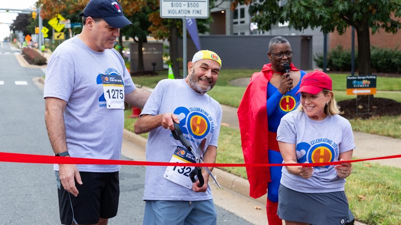 Wheelchair athletes compete in the annual Super H 5K Run, Walk & Wheel