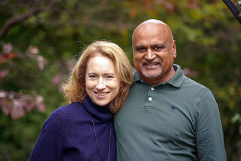 Portrait of Kate McCarthy and her husband.