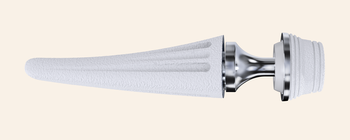 Photo of a TOUCH CMC1 prosthetic device for treating arthritis in the thumb.