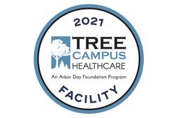 2021 Tree Campus Healthcare Arbor Day Foundation Program Badge